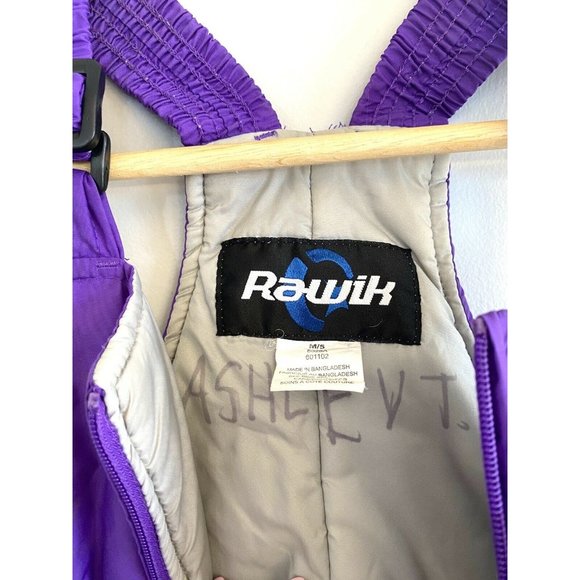 Rawik Kids Youth Snowbib Size 5 Purple Adjustable *3/$20 Sale* - Picture 4 of 9